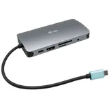 iTEC i-tec USB-C Metal Nano Dock 4K HDMI/VGA mit LAN + Power Delivery 100W