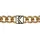 Karl Kani KK Og Cubanlink Armband goldfarben ONE SIZE