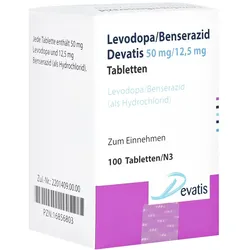 LEVODOPA/Benserazid Devatis 50mg/12,5mg Tabletten 100 St