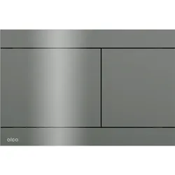 Alcadrain WC - Betätigungsplatte FUN-GM-P Gun Metal  Glanz Edelstahl