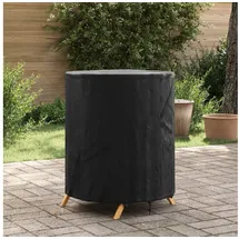 vidaXL Tischdecken Uni Schwarz 62 x 62 x 70 cm Stoff
