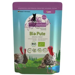 catz finefood Bio 12 x 85g Katzennassfutter No.511 Pute