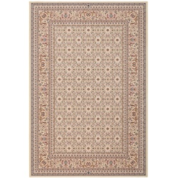 Webteppich Karat 240 x 340 cm Schurwolle Beige