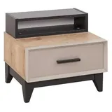 aea Kindermöbel Jugenbett Kinderzimmer Bett Kinderbett Braun Holz Set 4tlg - Braun