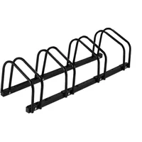 Relaxdays Fahrradständer Boden, für 4 Räder, bis 60 mm