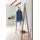 MID.YOU Garderobenständer Noble 74 x 180 x 50 cm Braun