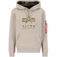 Alpha Industries Camo Tpu Kapuzenpullover Vintage Sand M