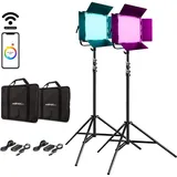 Walimex pro LED Rainbow 50W RGBWW Set 2