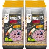 Team D Bircher Müsli mit Heidelbeeren 500 g, 6er Pack