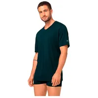super.natural Sierra140 V Neck Blueberry S