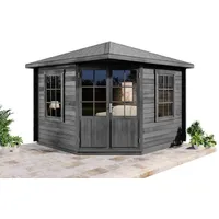 Alpholz 5-Eck Gartenhaus Modell Monica Gartenhaus aus Holz in
