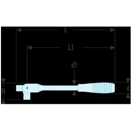 FACOM Gelenkgriff 1/2" 381 mm (381)