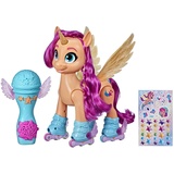 Hasbro My Little Pony – Eine Neue Generation Sing- und Skatespaß Sunny Starscout – Pony (22,5 cm) mit Fernbedienung, 50 Reaktionen, Multi, F1786
