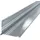 DAPRONA Kiesfangleiste Aluminium 2,5m 50x70mm Silber