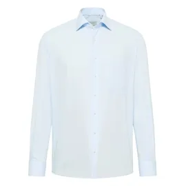 Eterna Langarmhemd Blau 50