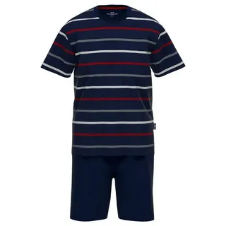 GÖTZBURG Shorty Midtown (Set, 2 tlg) Klima aktiv, Tasche, Streifen blau 56