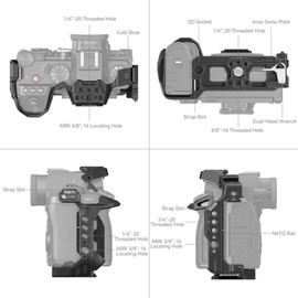 SmallRig 4023 Cage Black Mamba Panasonic Lumix S5 II, S5 IIx, G9 II