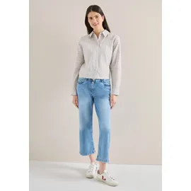 Cecil High Waist Wide Leg Jeans, im Loose Fit light Blue washed, 30, - 30W / 26L