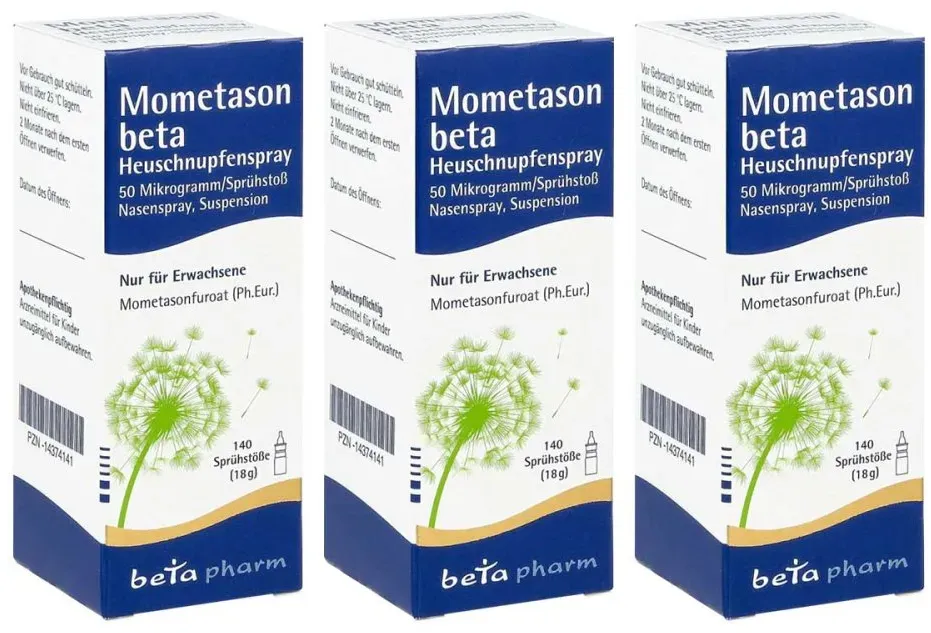 Mometason beta Heuschnupfenspray 50[my]g/sp.140 Sp