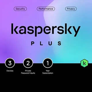 Kaspersky Plus  | Lizenz für 1 Jahr | 3 Geräte | Nachfolger von Kaspersky Internet Security