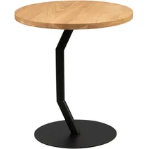 m2 kollektion gmbh Beistelltisch Schwarz Wildeiche 45 x 50 cm