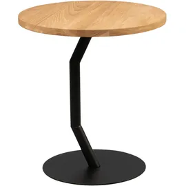 m2 kollektion gmbh Beistelltisch Schwarz Wildeiche 45 x 50 cm