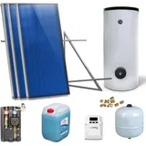 Sunex Solaranlage Flachkollektor 3 Kollektoren Speicher
