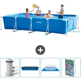 Rechteckiger Frame Pool - 450x220x84 Cm - 5-teilig  Scb117