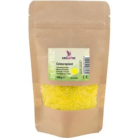 Creartec Colouraplast Bastelperlen Zitronengelb 100g Anhänger