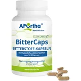 APOrtha BitterCaps Bitterstoffe-Kapseln, 60 vegane Kapseln, aus 30 Pflanzenstoffen, kein bitterer Geschmack, alkoholfrei, vegan, glutenfrei, laktosefrei, allergenfrei