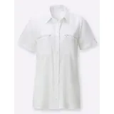 Inspirationen Longbluse weiß 44