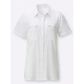 Inspirationen Longbluse weiß 44