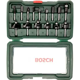 Bosch DIY Hartmetall Fräser-Set 15-tlg. 2607019468
