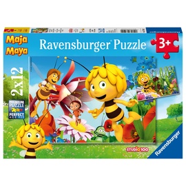 Ravensburger Puzzle Biene Maja auf der Blumenwiese (07594)