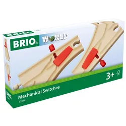BRIO Bahn - Mechanisches Weichenpaar