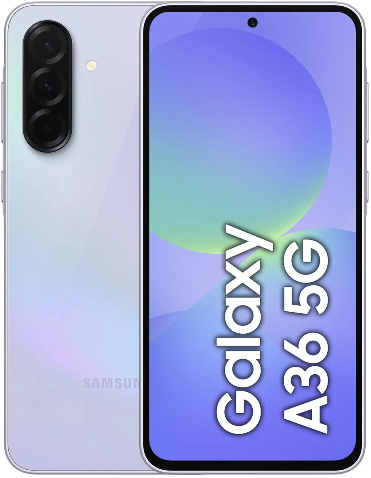 Galaxy A36 128 GB 5G Smartphone 17 cm (6.7 Zoll) Android 50 MP Dreifach Kamera Dual Sim WiFi 6 (Awesome Lavender)  Gratis Galaxy Buds FE dazu*
