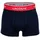 Lacoste Trunks unifarben Blau / Grün / Rot M 3er Pack
