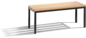 C+P Umkleidebank Basic, H420xB1000xT353mm Farbe Gestell Schwarzgrau