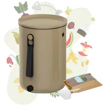 Skaza Exceeding Expectations Skaza Küchenkompostbehälter Bokashi Organko Starterset 9,6 Liter Braun Beige