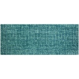 akzente Fußmatte AKZENTE Feel Fußmatte CHECKER PLATE AQUA 80 x 200 cm, Rechteckig, Höhe: 7 mm, In- und Outdoor, waschbar bei 30° Grad und trocknergeeignet blau