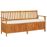 furnicato Truhenbank 170 x 63 x 84 cm Braun