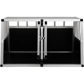 vidaXL Hundetransportbox 54 x 69 x 50 cm Silber