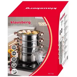 Klausberg Dampfgarer Töpfset 5-Tlg