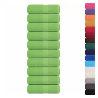 VidaXL Seiftücher 10 Stk. Apfelgrün 30x30 cm 360 g/m2