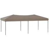 vidaXL Partyzelt 93540 3 x 6 m taupe faltbar