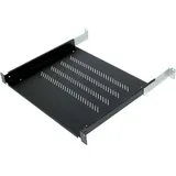Triton Fachboden Stahl 450mm schwarz 1HE 80kg