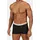 Reebok Trunk "OVETT", Herren, Gr. S, schwarz, Single Jersey, Obermaterial: 95% Baumwolle, 5% Elasthan, unifarben, eng, Unterhosen, basic, bequem, atmungsaktiv, mit Logo, breiter Bund, Baumwollmix