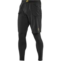 Skins Superpose Long Tights Herren Schwarz M