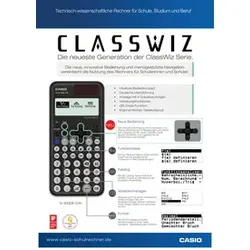 CASIO Schulrechner wissenschaftlich schwarz FX-810DECW-W-ET