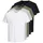 JACK & JONES Jxj Kurzarm-T-Shirt 5 Einheiten White / Detail Packed W All Colors S